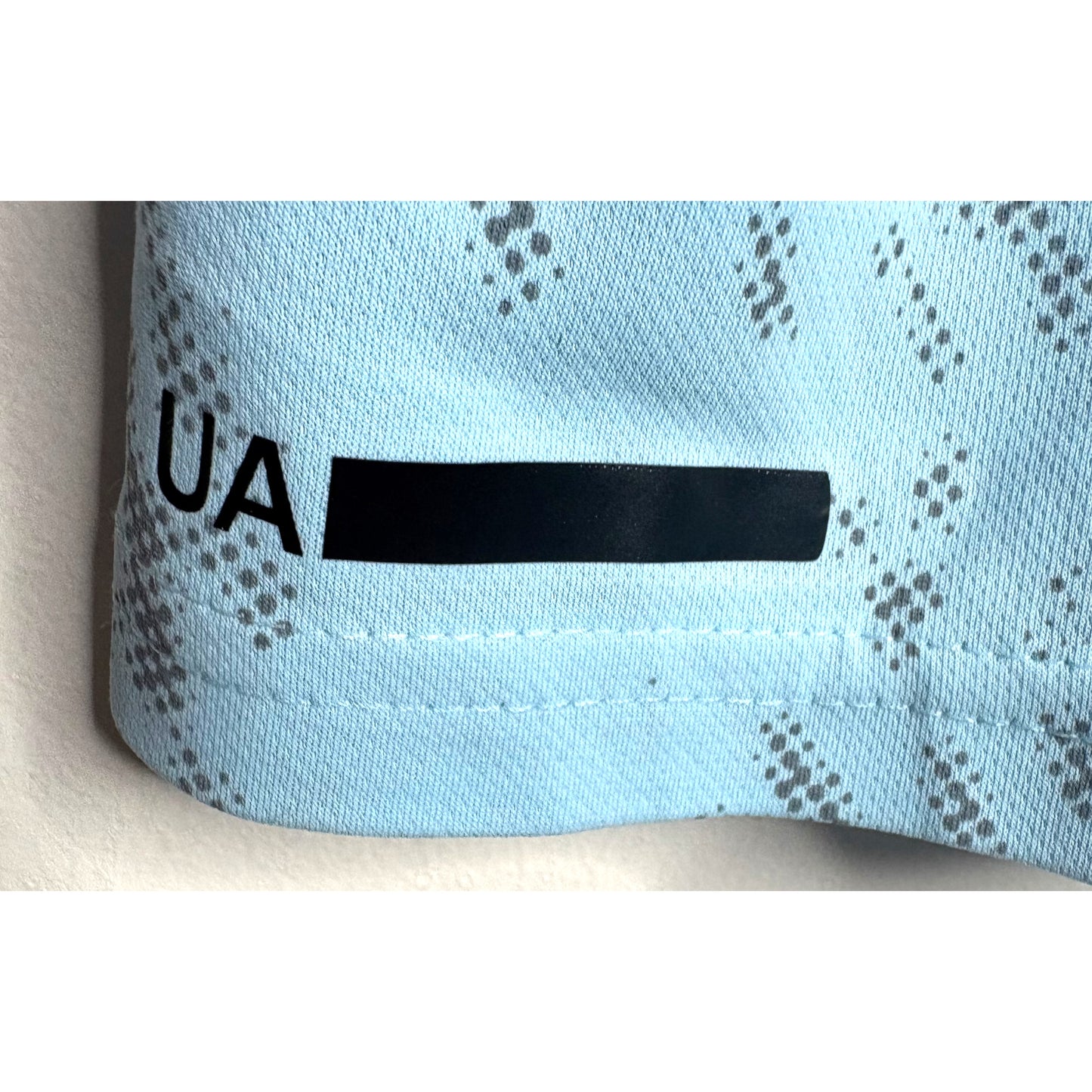 UNDER ARMOUR MEN'S ELITE PERFORMANCE TECH T-SHIRT | SKY BLUE GRAPHIC PRINT | SHORT SLEEVE, MOISTURE-WICKING, QUICK-DRY | TRAINING & RUNNING