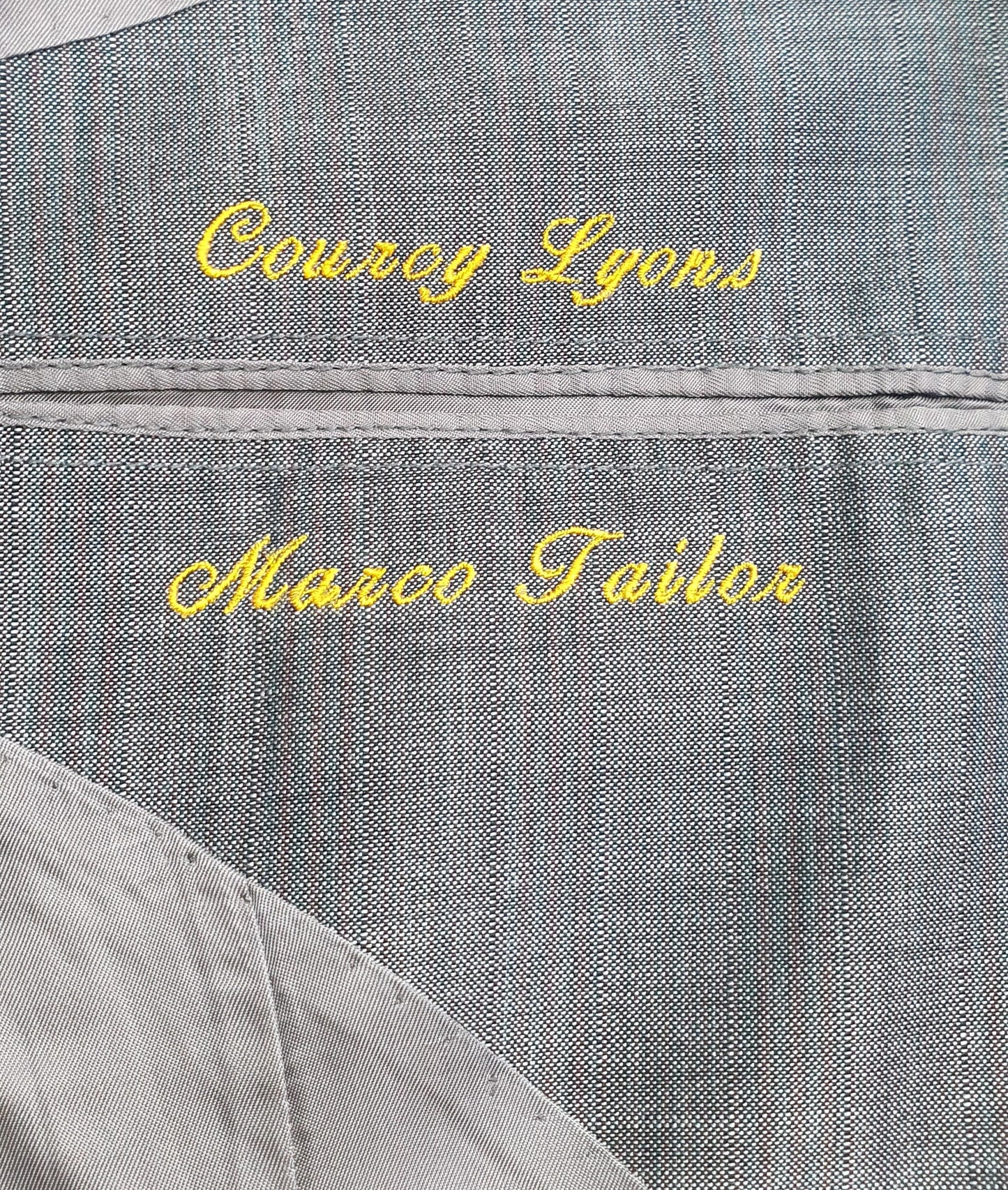 MARCO JAILOR GREY SUIT SIZE L