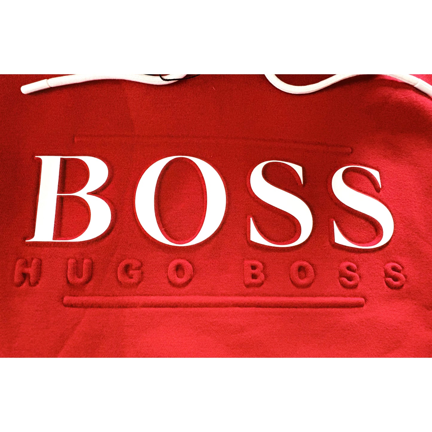 Hugo Boss Classic Red Hoodie – Luxury Essentials