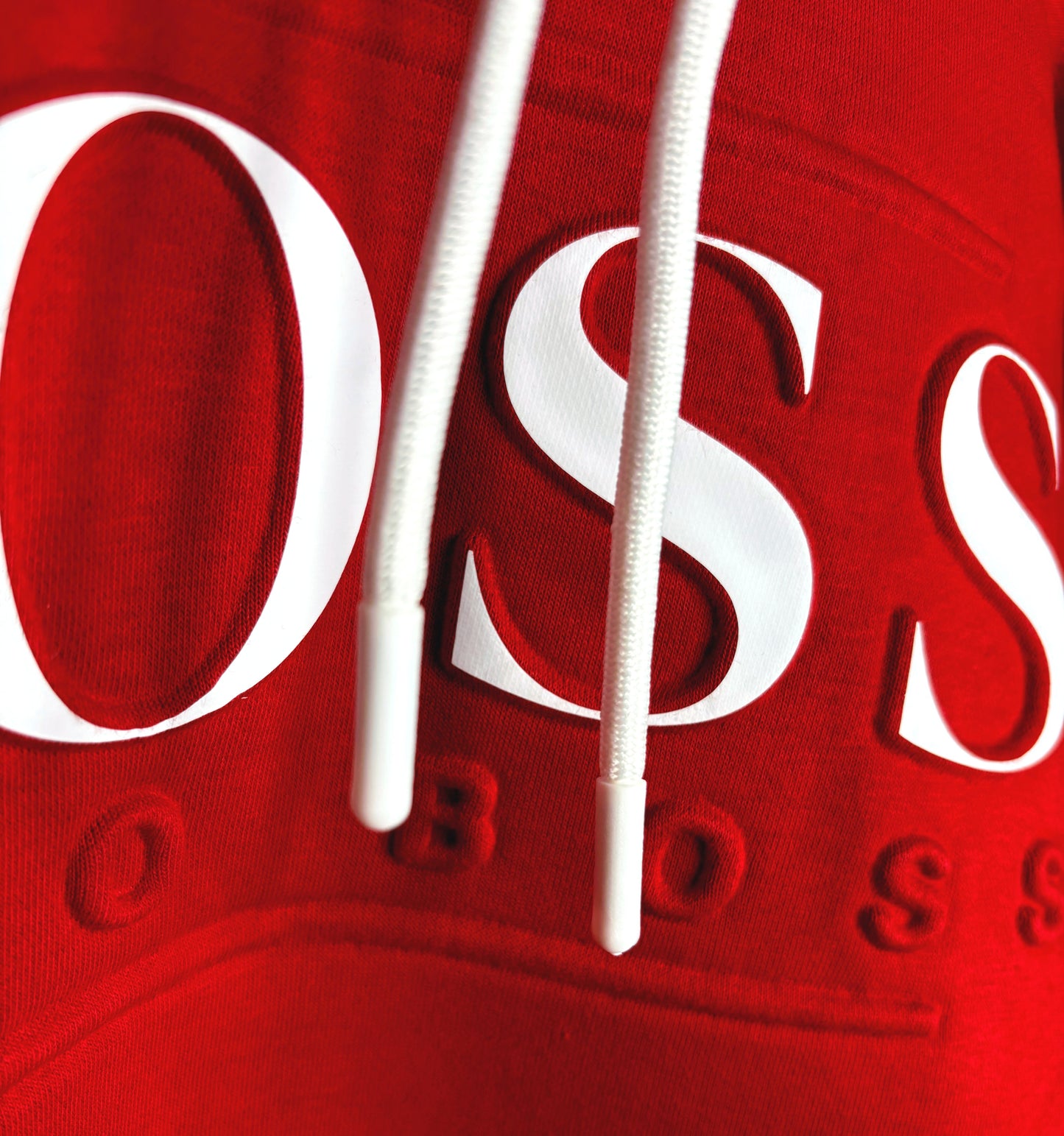 Hugo Boss Classic Red Hoodie – Luxury Essentials