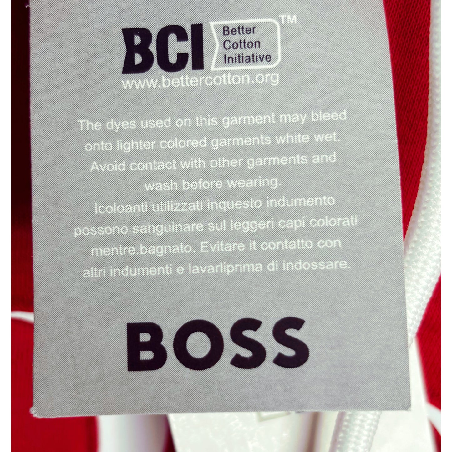Hugo Boss Classic Red Hoodie – Luxury Essentials