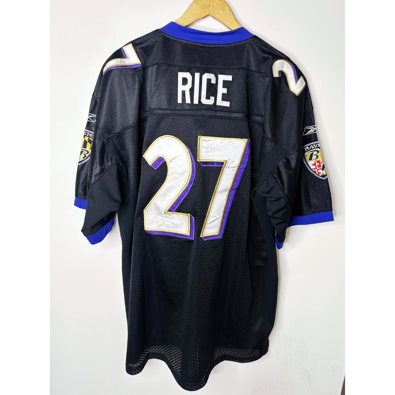 Baltimore Ravens Reebok On-Field Style Black Football Jersey #27 - Size 2XL