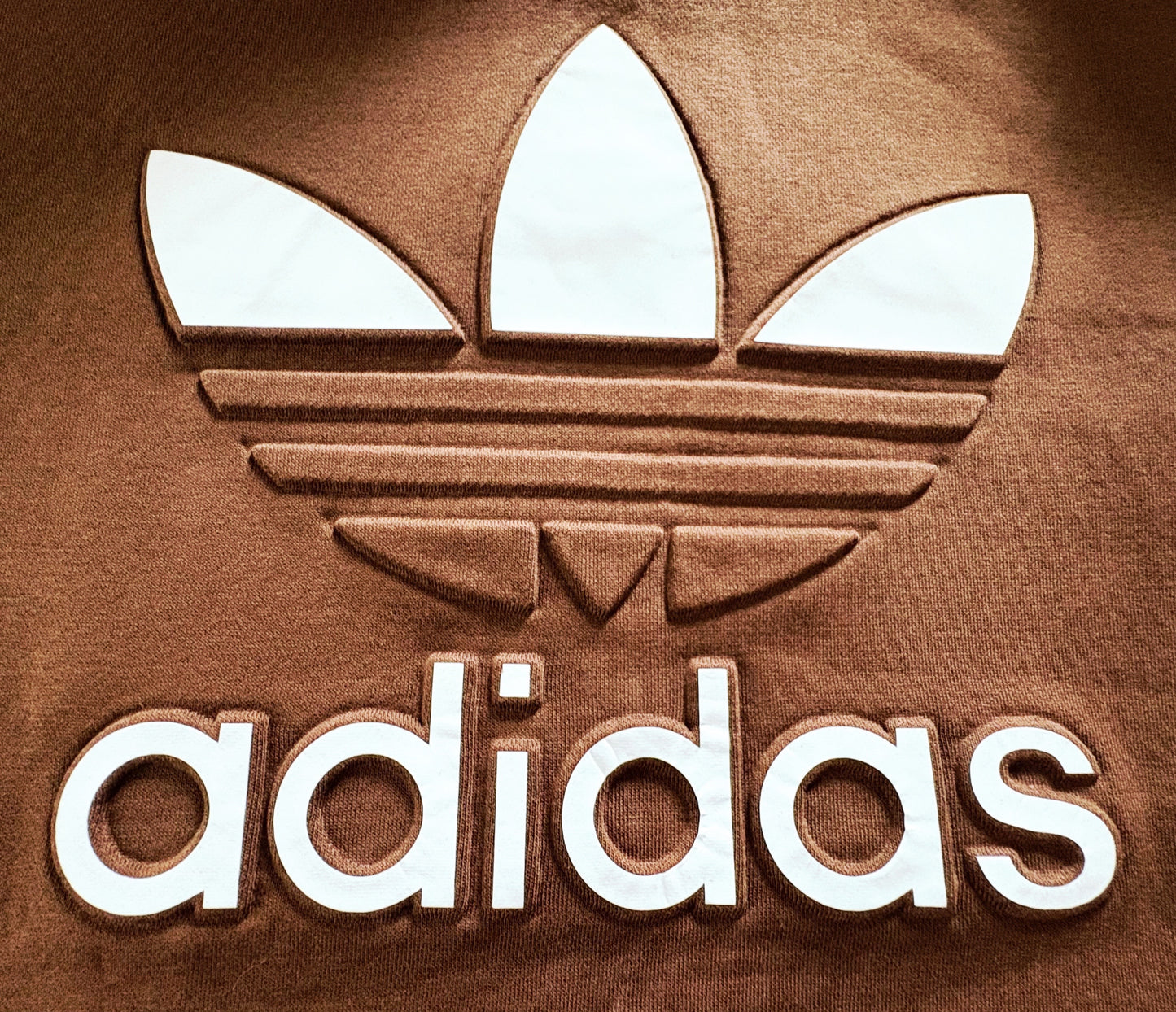 Adidas Originals Luxury Brown Hoodie – Iconic Trefoil Edition