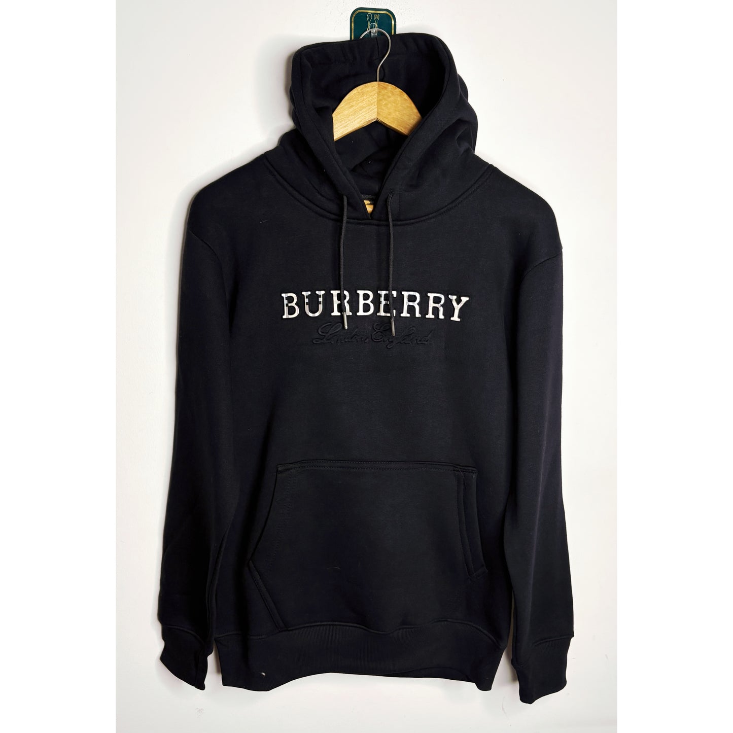 Burberry Signature Black Hoodie – Timeless London Heritage