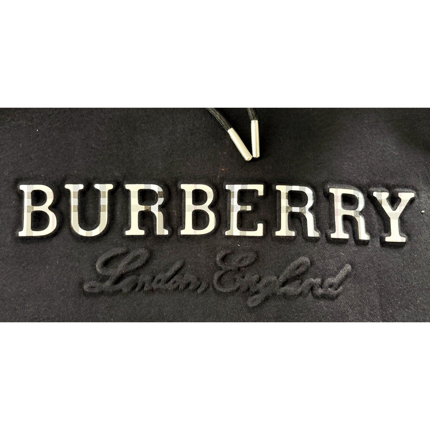 Burberry Signature Black Hoodie – Timeless London Heritage