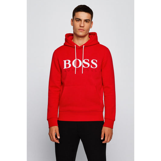 Hugo Boss Classic Red Hoodie – Luxury Essentials
