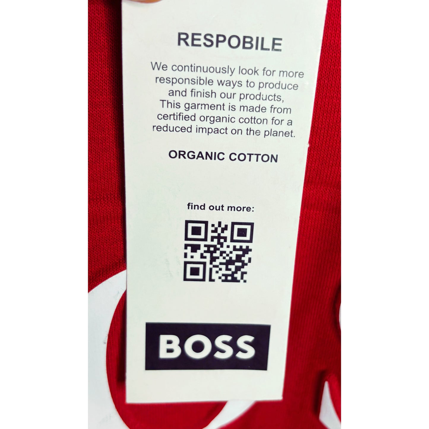 Hugo Boss Classic Red Hoodie – Luxury Essentials