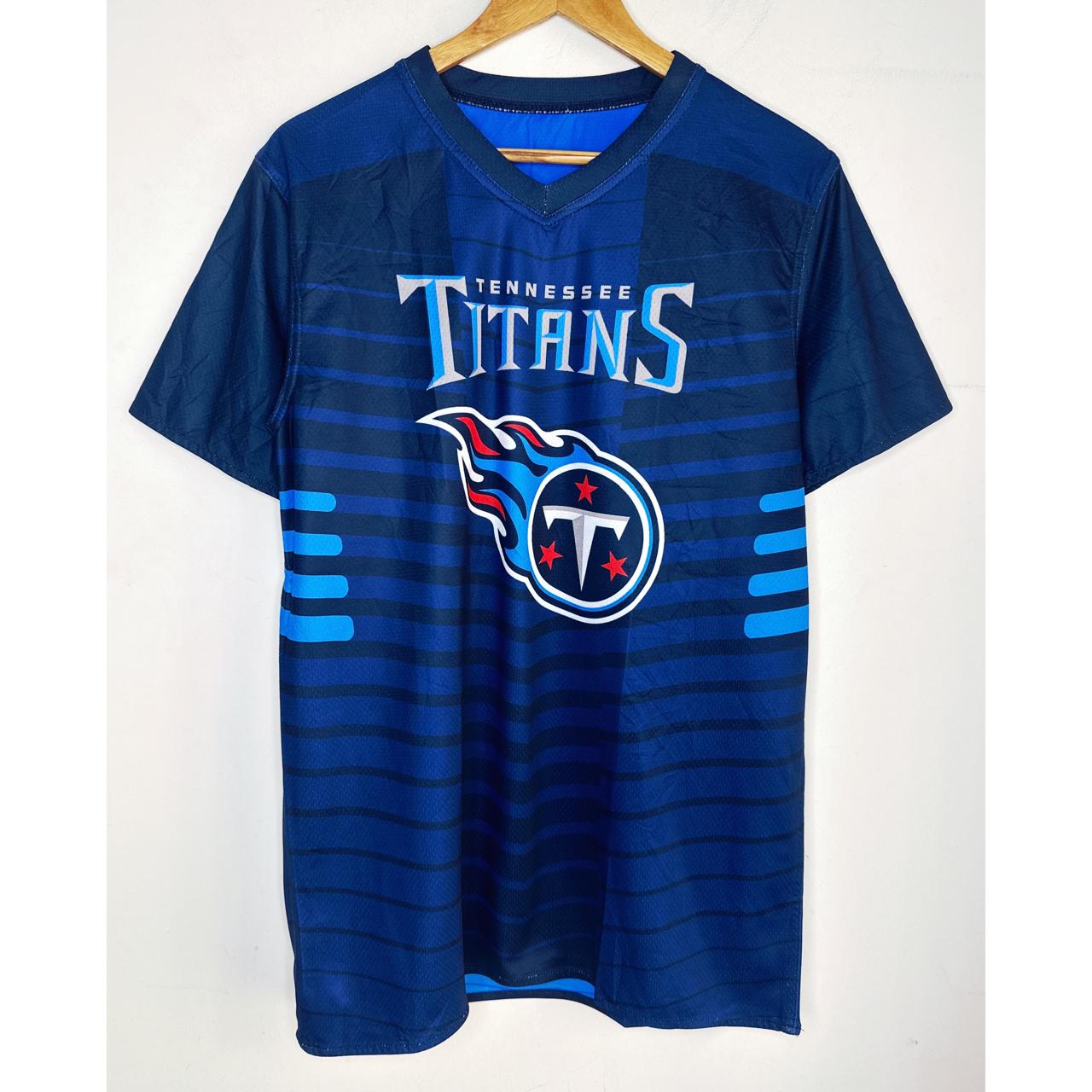 TENNESSEE REVERSIBLE TITANS FLAG SIZE-M NFL JERSEYS.