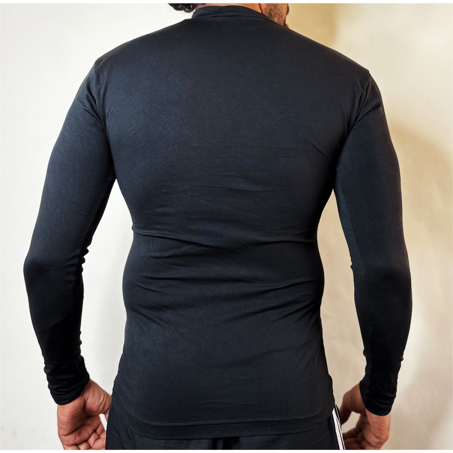 VINTAGE BLACK L SIZE DRI-FIT SPORTS JERSEY
