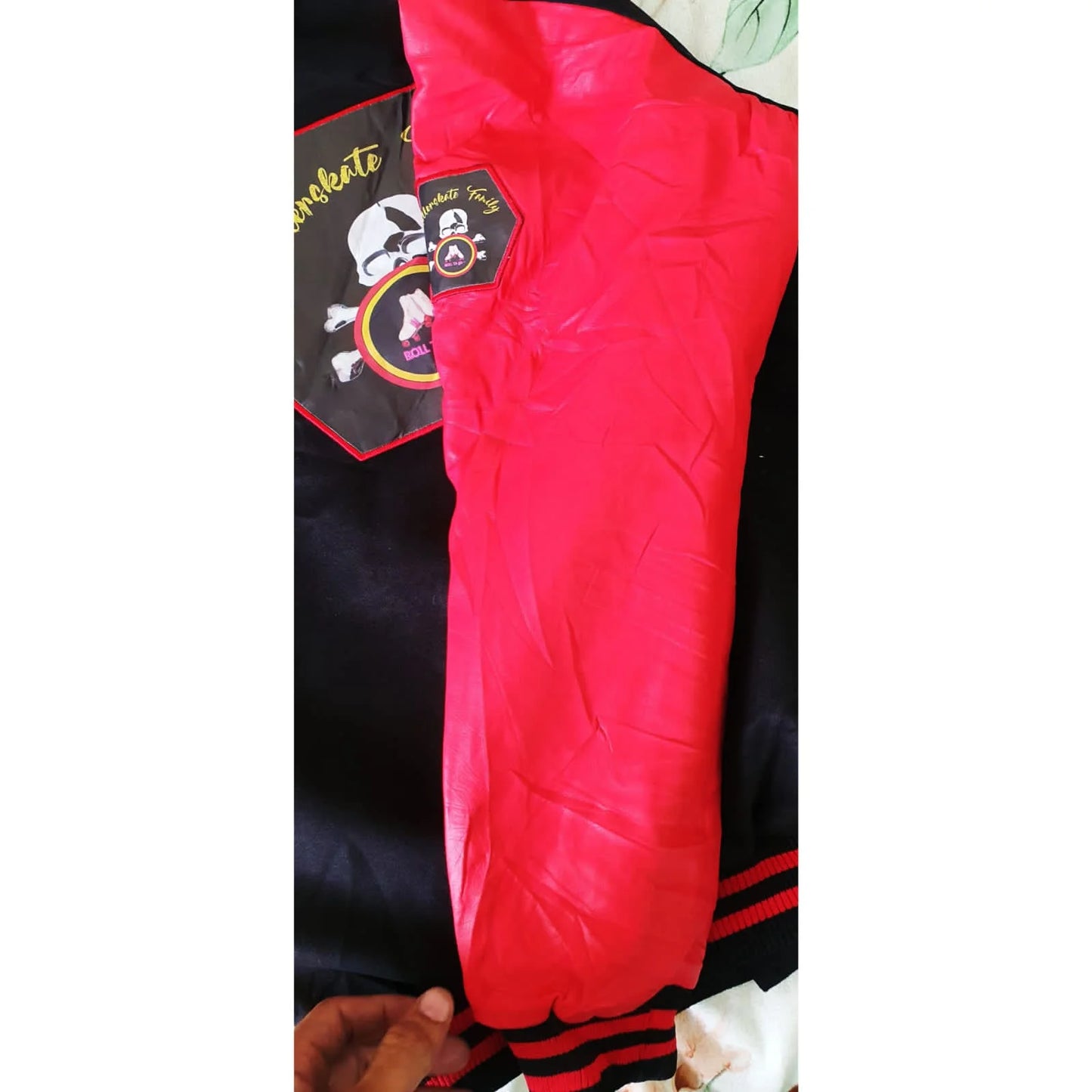 GAONNURI SIZE M ROLL TA GO PREMIUM LUXURY VARSITY JACKET