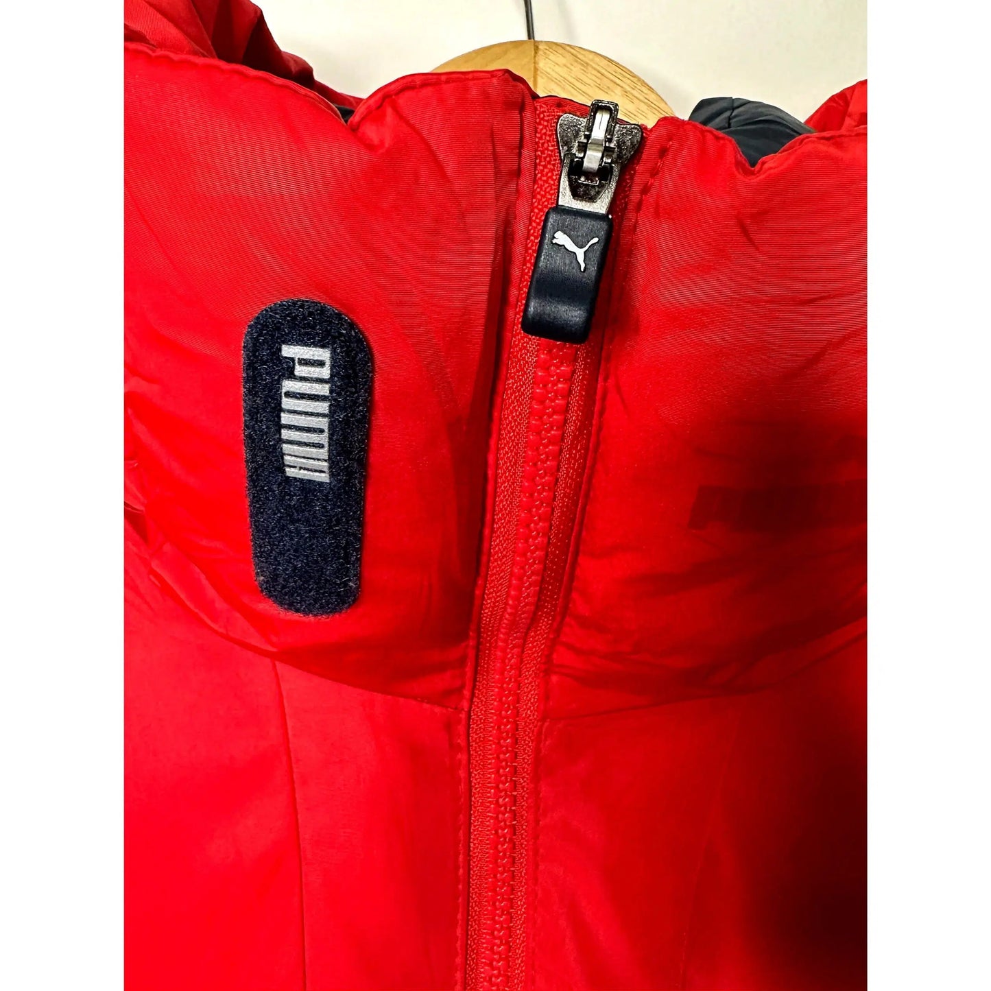 PUMA THE NATURE OF BELIEVING RED SIZE M PREMIUM PUFFER JACKET