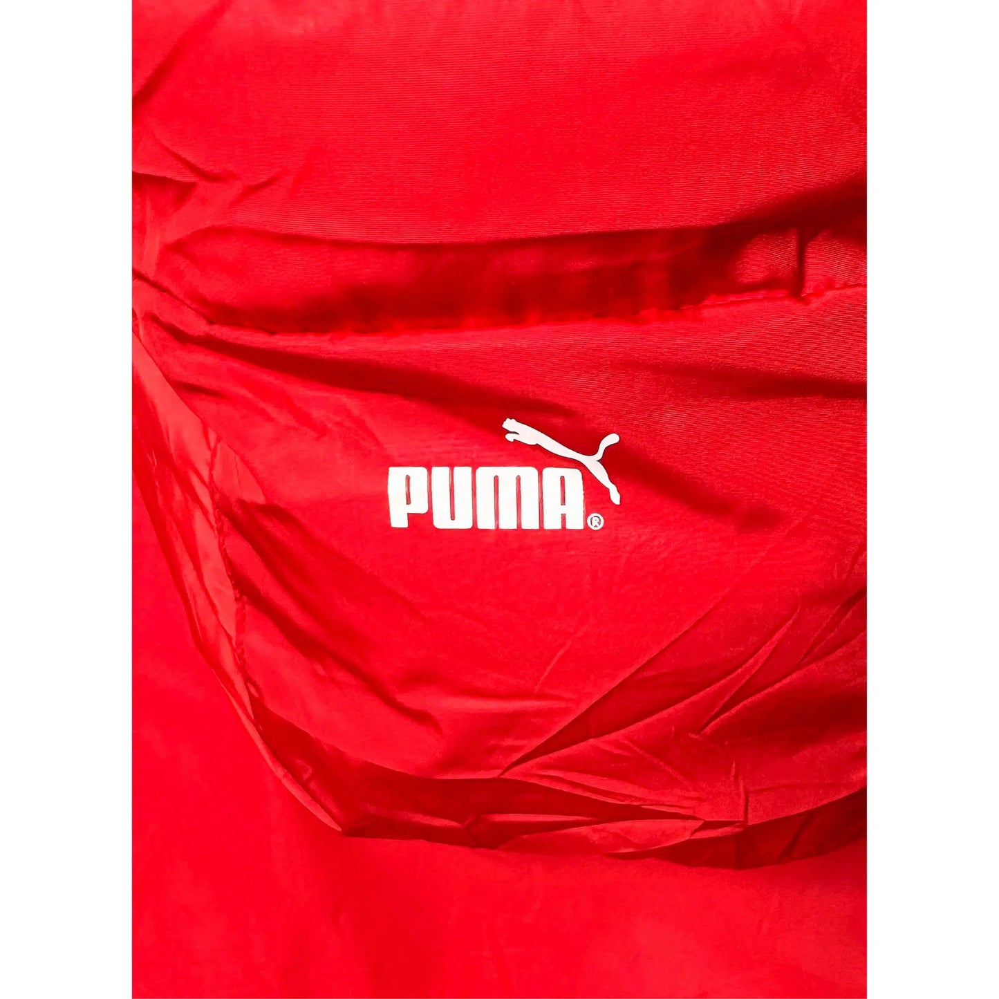 PUMA THE NATURE OF BELIEVING RED SIZE M PREMIUM PUFFER JACKET