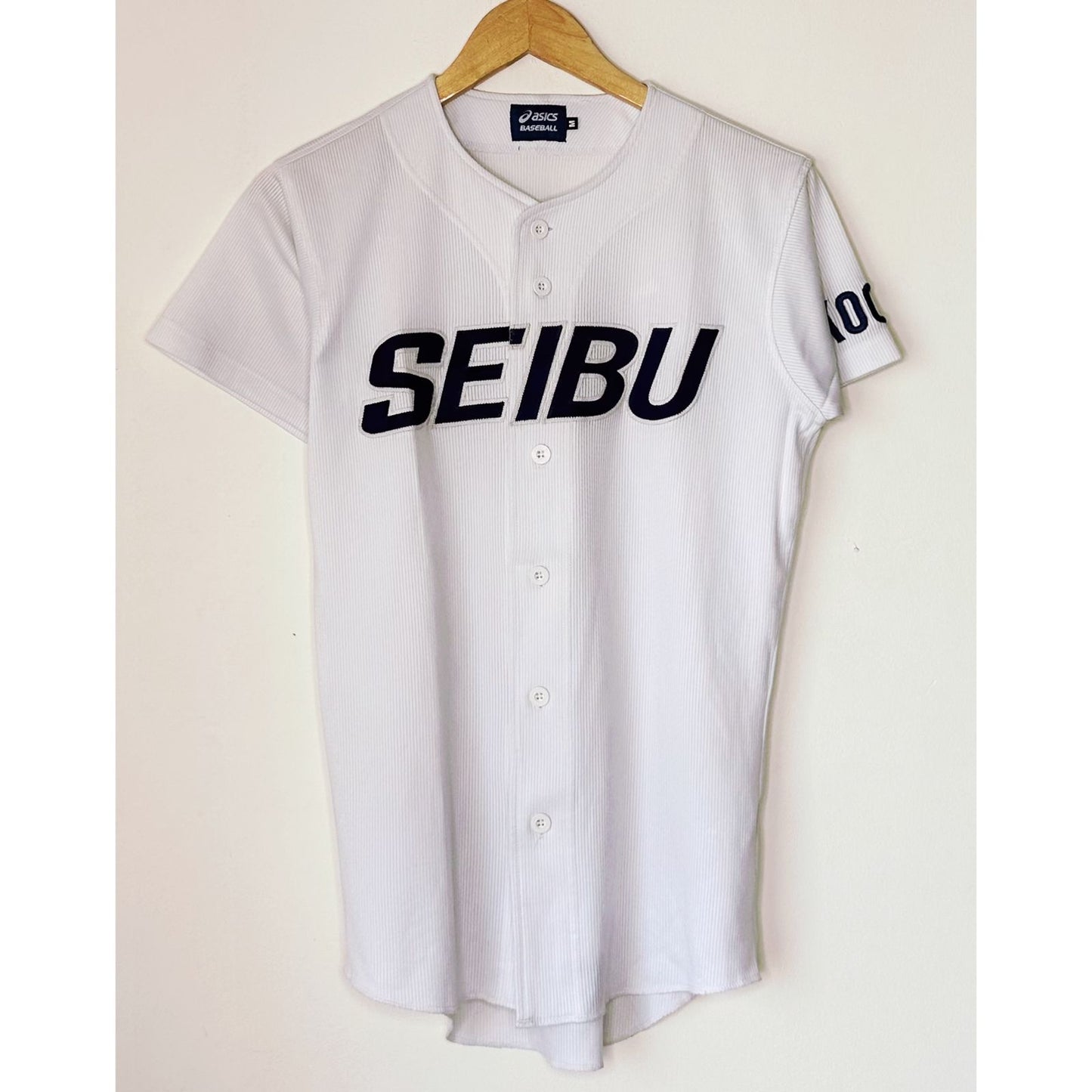 ASICS SEIBU SIZE S/M BASEBALL JERSEY -