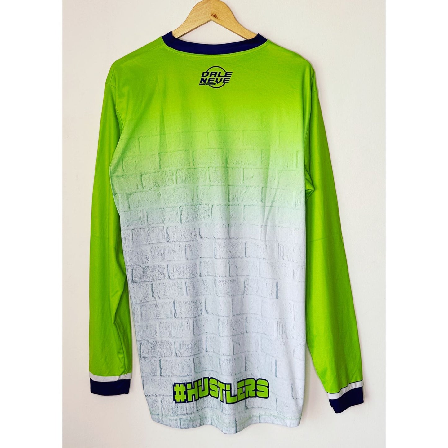 DALE NEVE UNIFORMS HUSTLERS SIZE- L DRY-FIT TEES