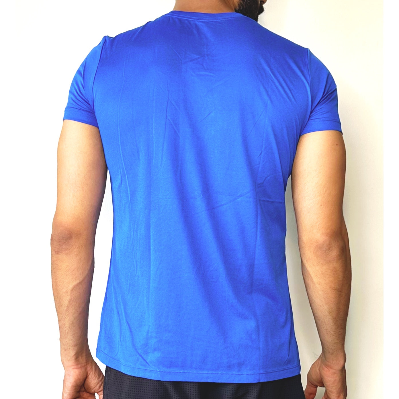 NIKE BLUE TEE SIZE- L Premium Dri-fits