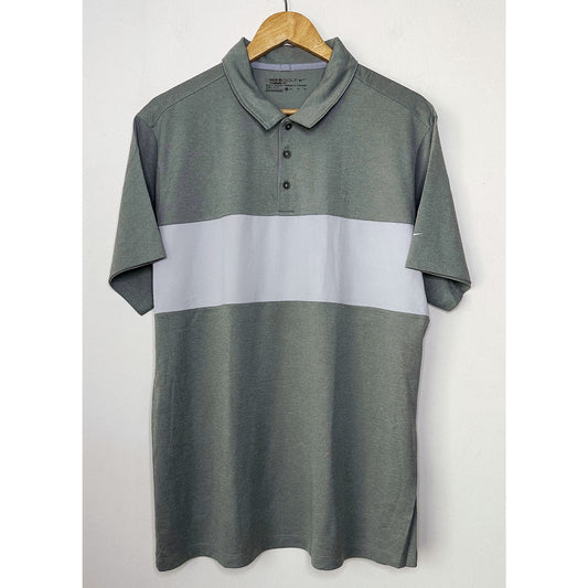 NIKE GREY WHITE SIZE-XL PREMIUM DRY-FIT