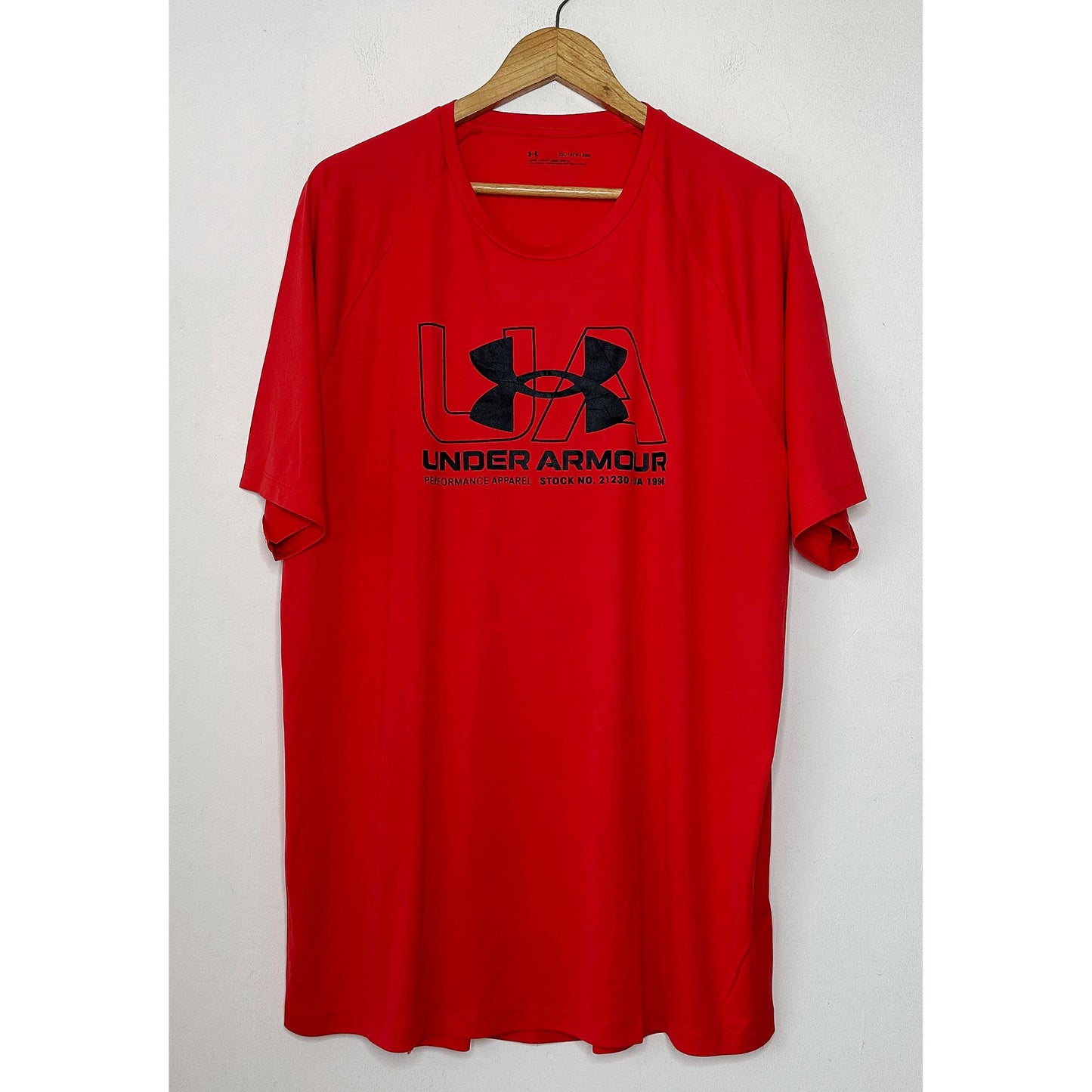 UNDER ARMOUR RED SIZE-XXL PREMIUM DRY-FIT
