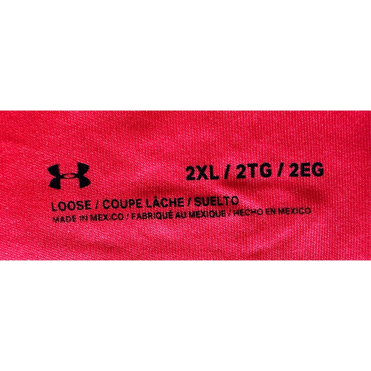 UNDER ARMOUR RED SIZE-XXL PREMIUM DRY-FIT