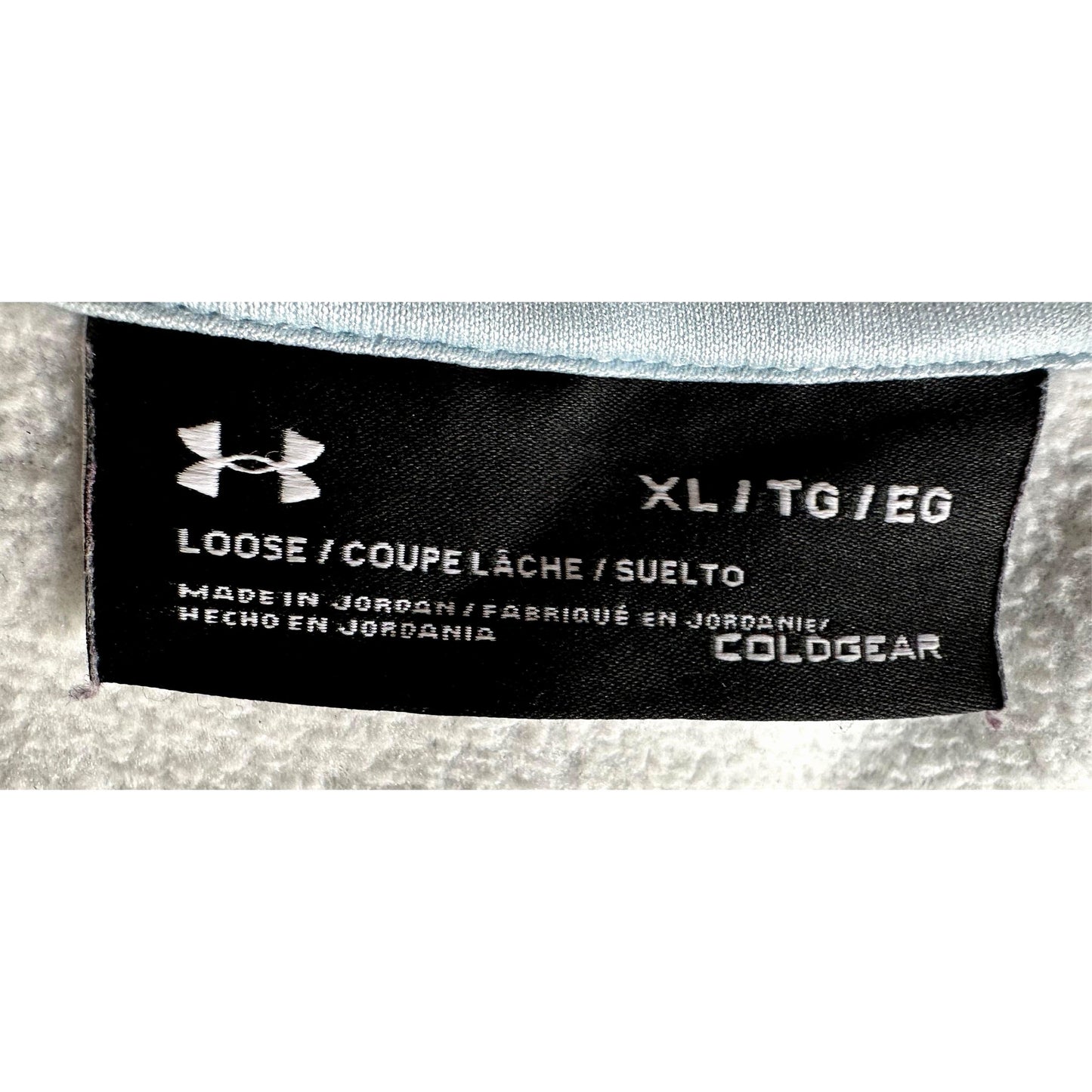 UNDER ARMOUR SKY BLUE SIZE- L HOODIE