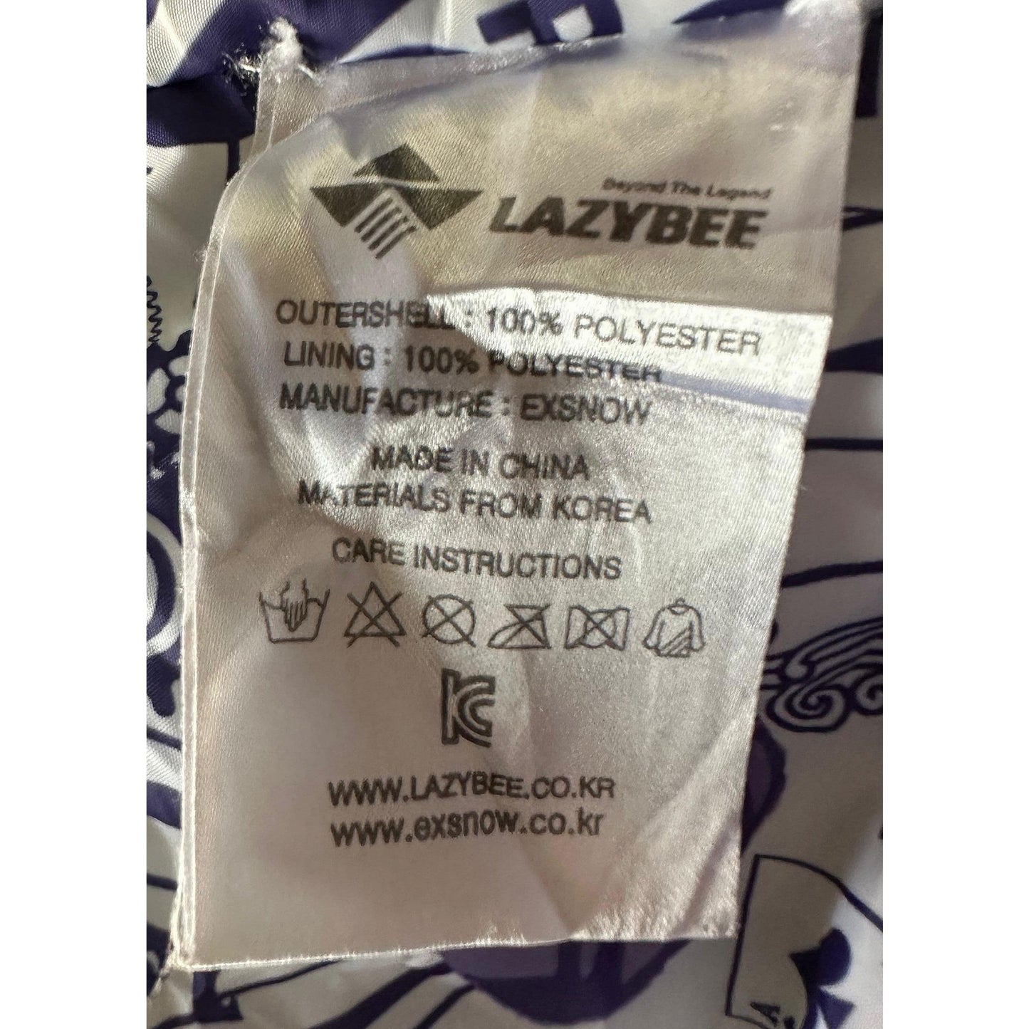 LAZYBEE PRINTED BOMBER JACKET LIMITED EDITION SIZE - Xl .
