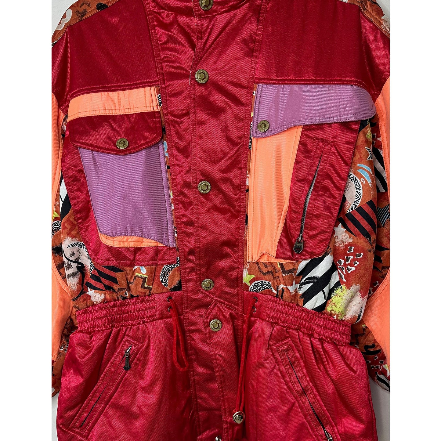 WINDEX PRO SIZE L RED DESIGNER SKI JACKET .
