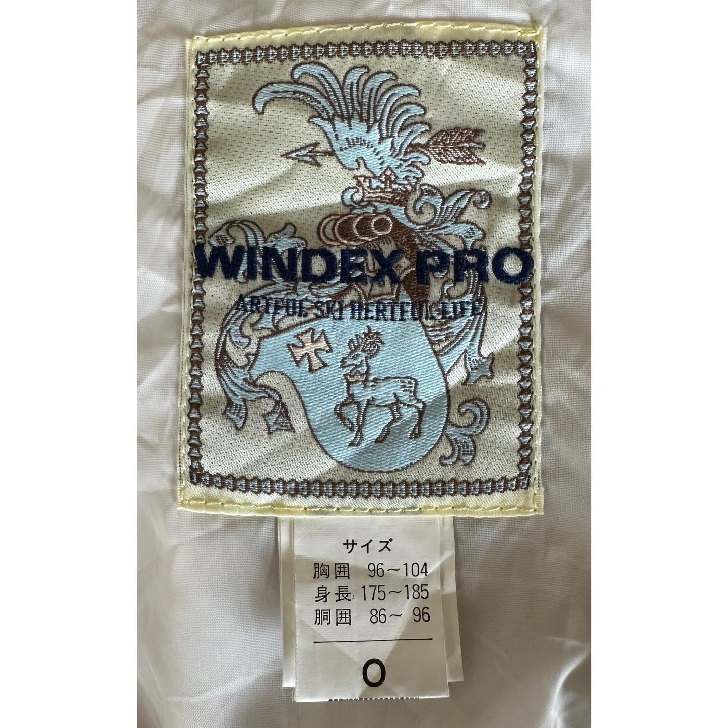 WINDEX PRO SIZE L RED DESIGNER SKI JACKET .