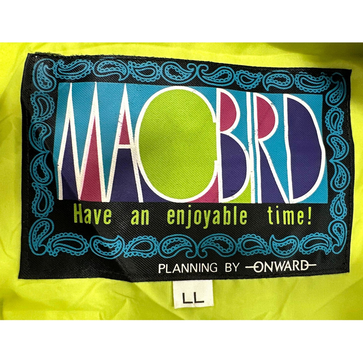 MAOBRD MULTICOLOR HEAVYDUTY JACKET SIZE XL .