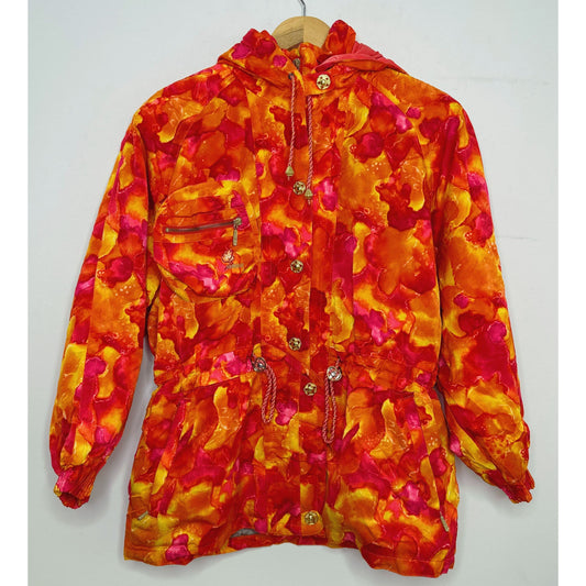 YAMAHA MULTICOLOR SKI WEAR HEAVYDUTY PREMIUM JACKET SIZE L .