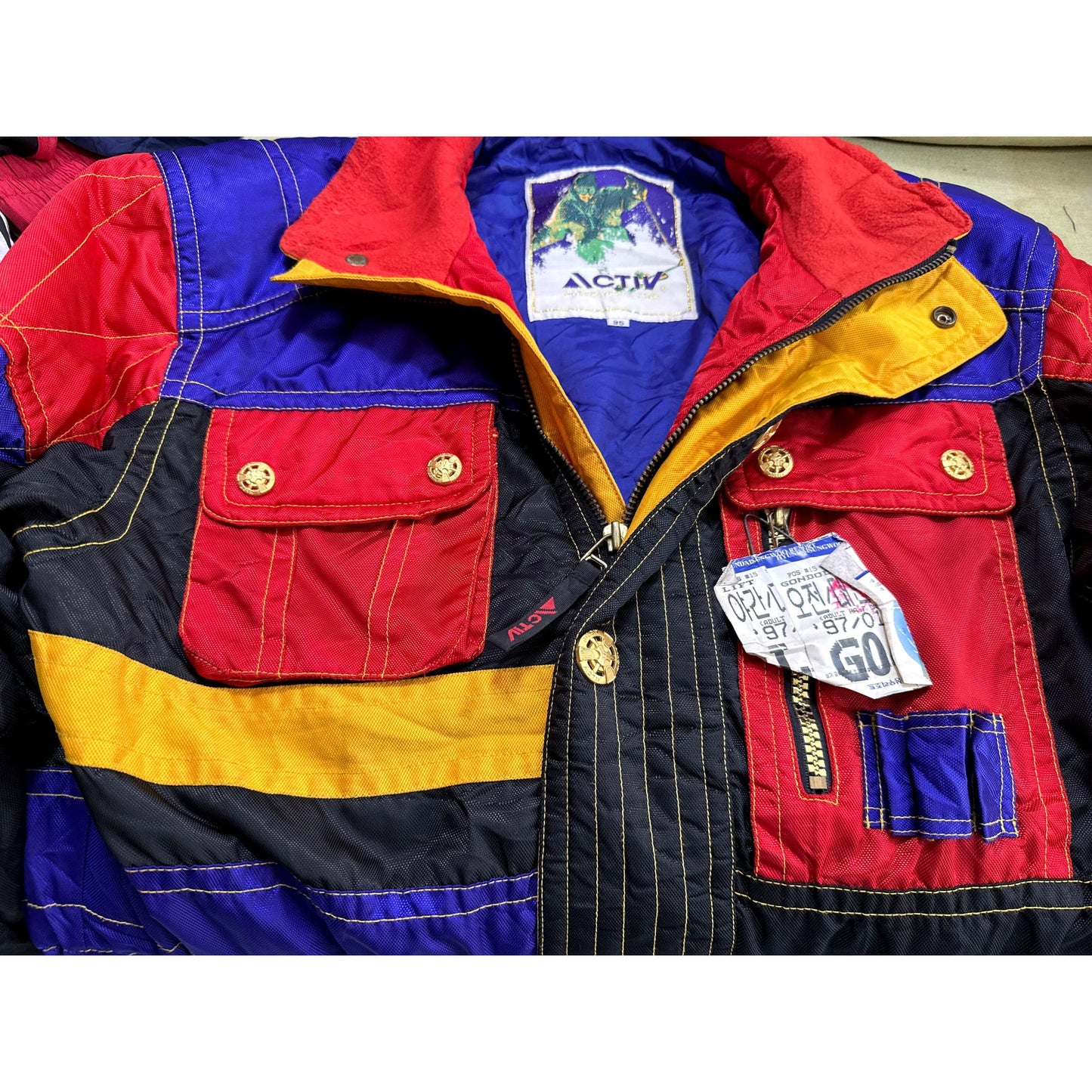 NORDICA ACTIVE MULTICOLOR HEAVYDUTY PREMIUM JACKET SIZE m .