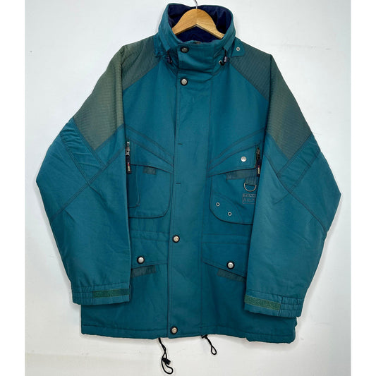 TENSON MULTI POCKET SKY BLUE PREMIUM JACKET SIZE XL.