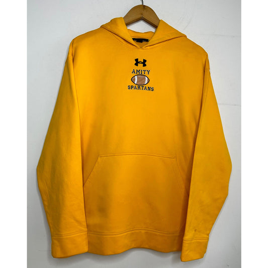 UNDER ARMOUR AMITY SPARTANS YELLOW HOODIE SIZE L