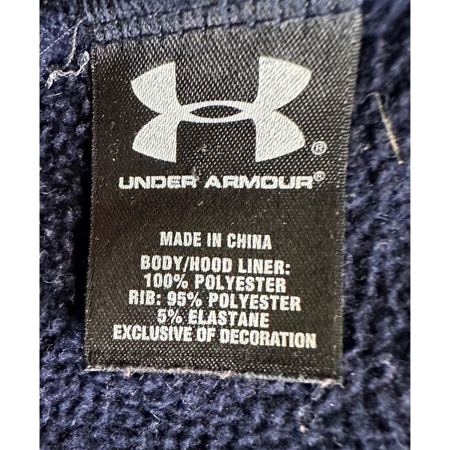 UNDERARMOUR HOODIE(BLUE) SIZE L