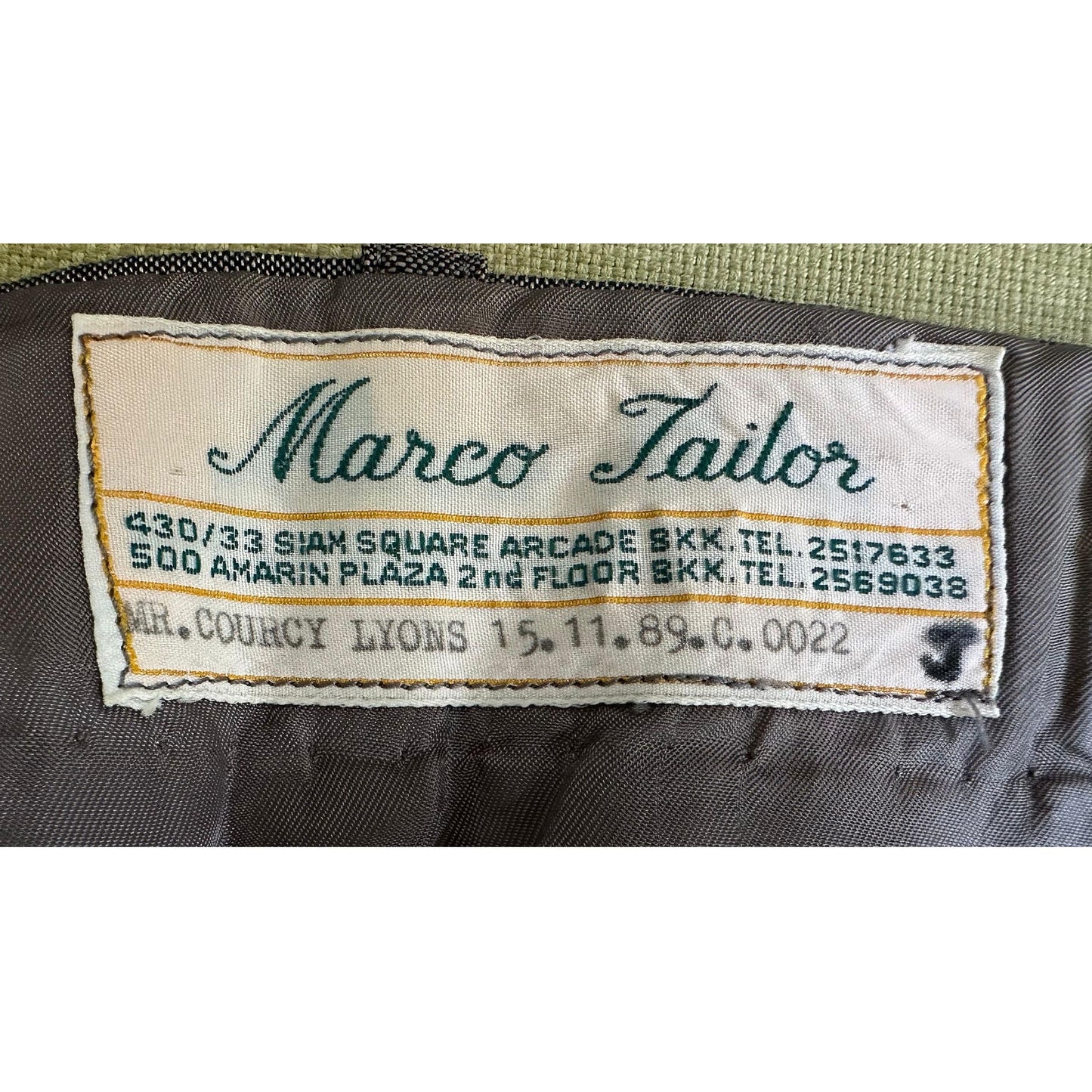 MARCO JAILOR GREY SUIT SIZE L