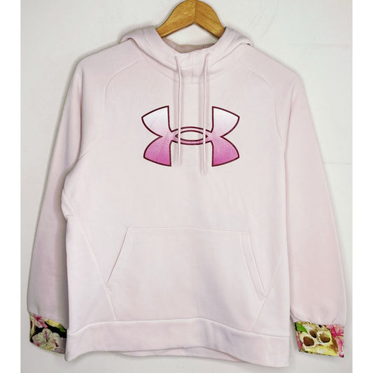 UNDER ARMOUR LIGHT PINK HOODIE SIZE M