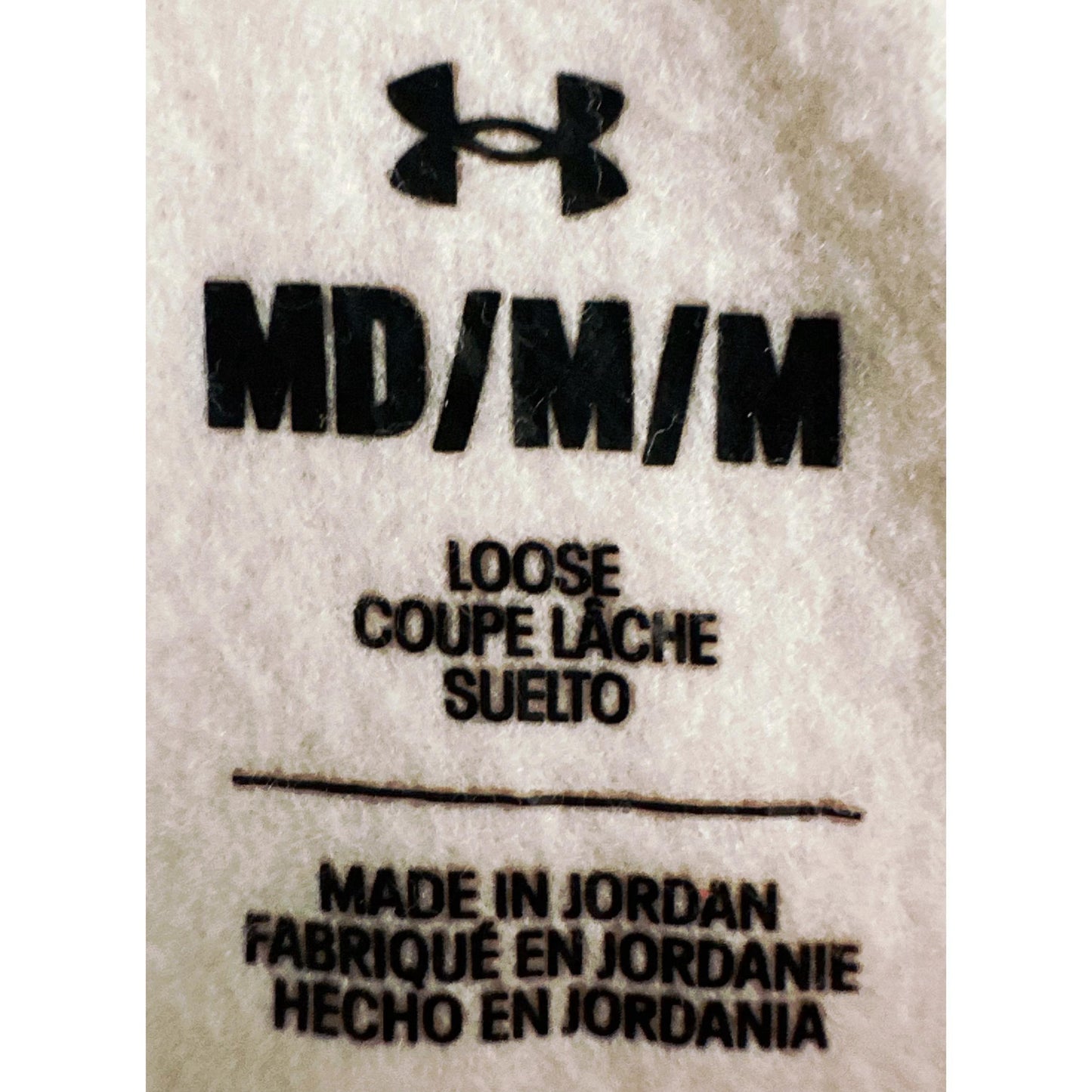 UNDER ARMOUR LIGHT PINK HOODIE SIZE M