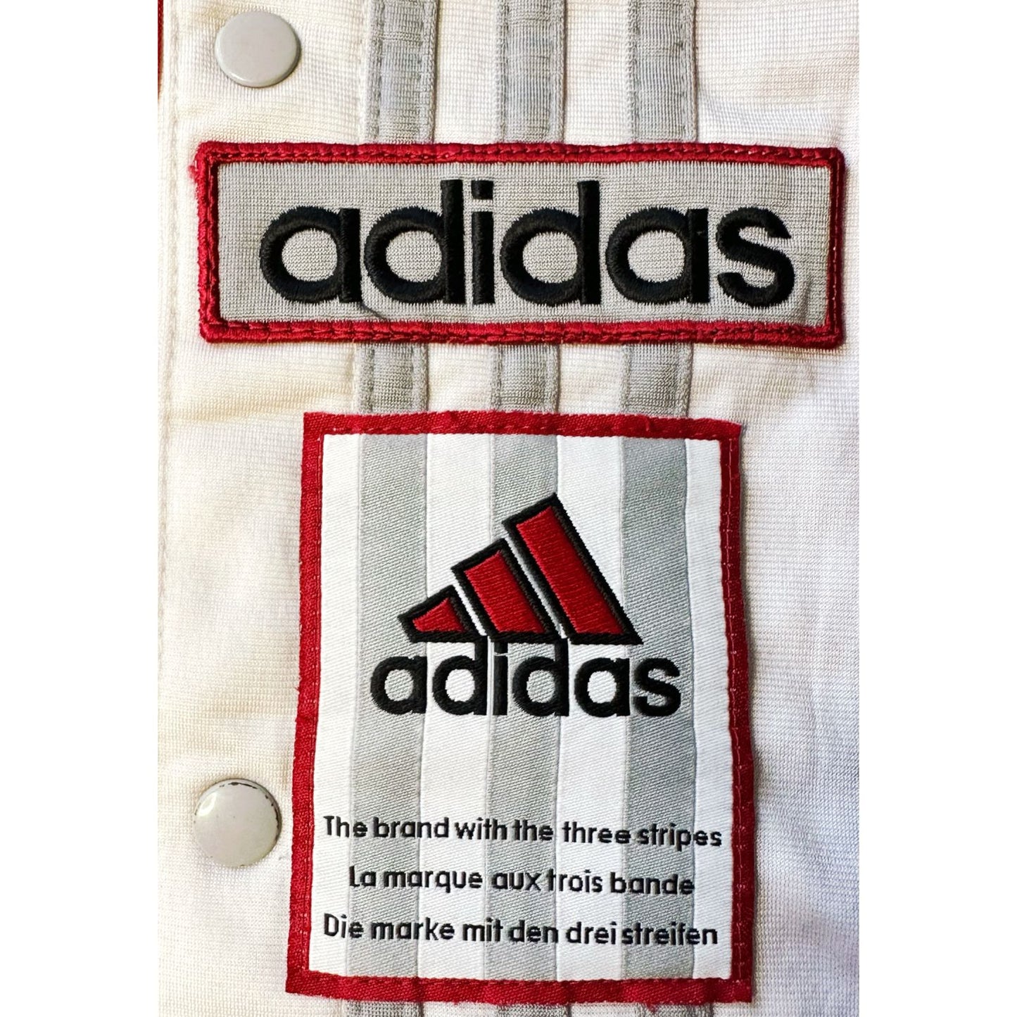 ADIDAS RED TRACK PANT SIZE 2XL
