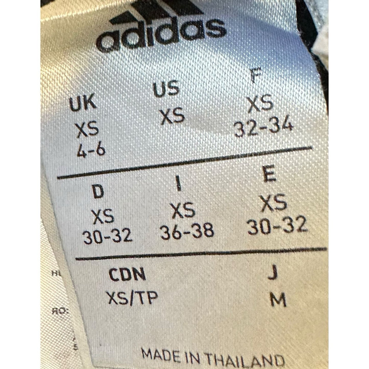 ADIDAS BLACK TRACK PANT SIZE S