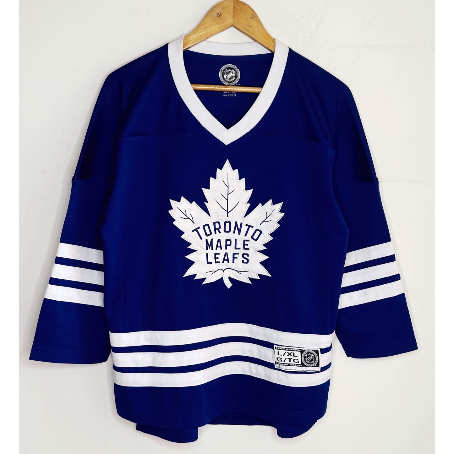 REEBOK TORONTO MAPLE LEAFS SIZE- L -ICE HOCKEY JERSEYS