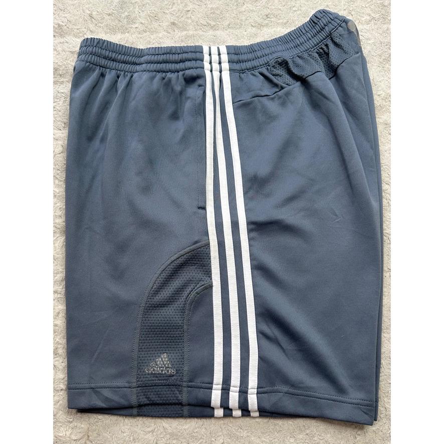 ADIDAS GREY WITH WHITE STRAP PREMIUM SHORTS SIZE XL