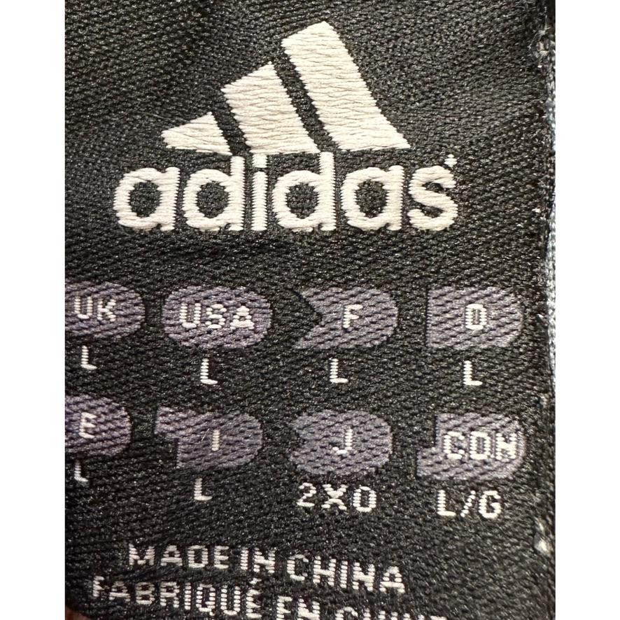 ADIDAS GREY WITH WHITE STRAP PREMIUM SHORTS SIZE XL