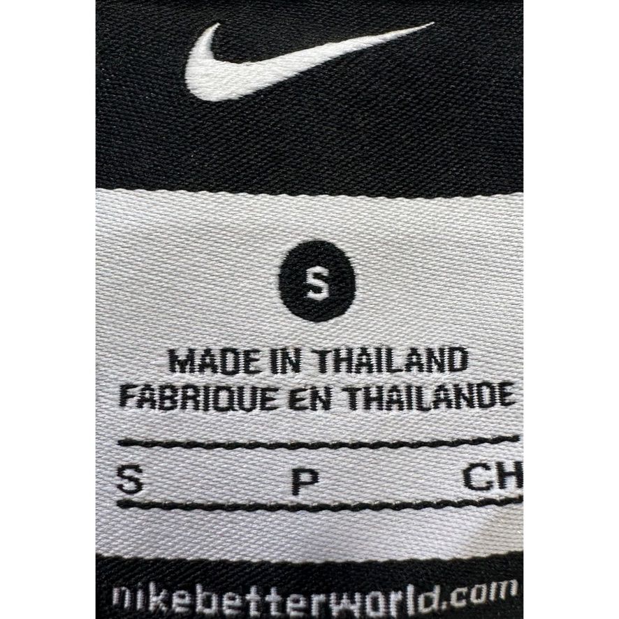 NIKE WHITE WITH BLACK STRAP PREMIUM SHORTS SIZE S
