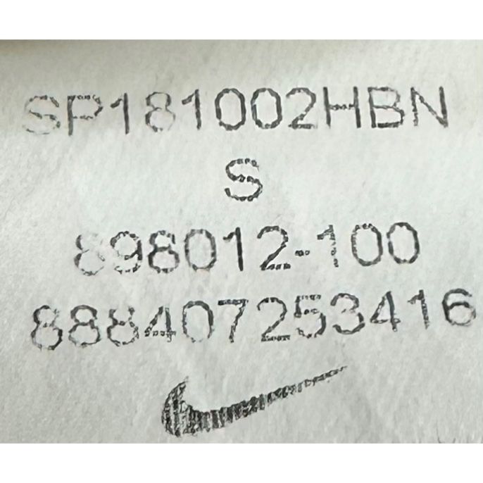 NIKE WHITE PREMIUM SHORTS SIZE S