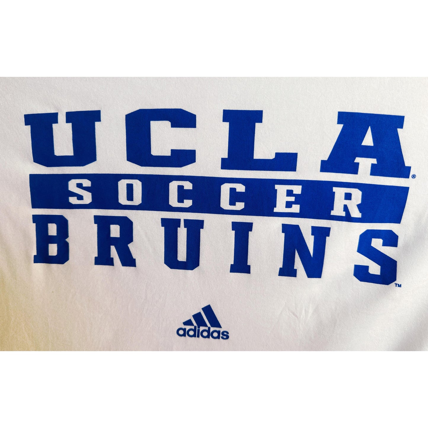 ADIDAS UCLA SOCCER BRUINS PREMIUM DRIFIT TEES SIZE Xl