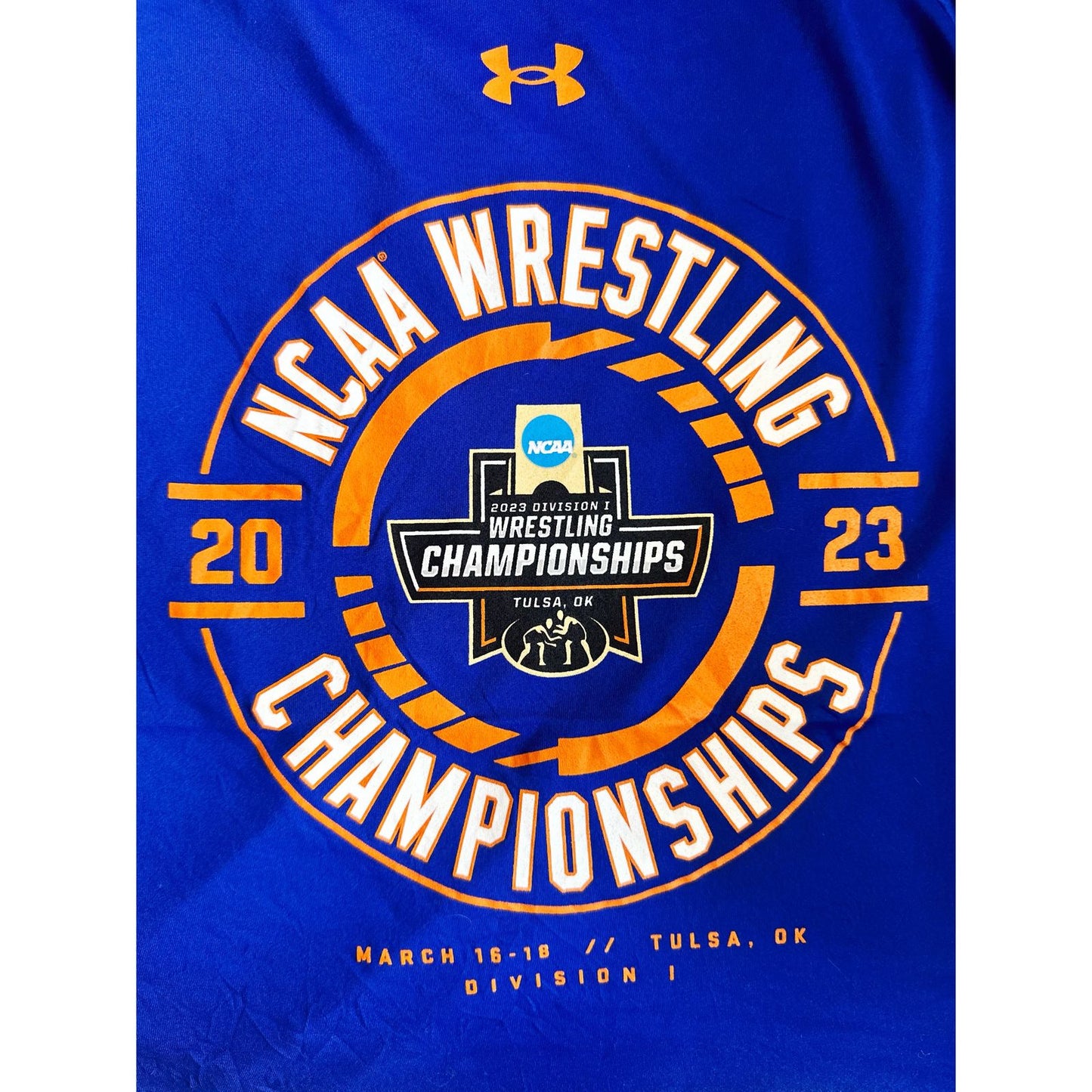 UNDER ARMOUR NCAA WRESTLING CHAMPIONSHIPS PREMIUM DRIFIT SIZE L