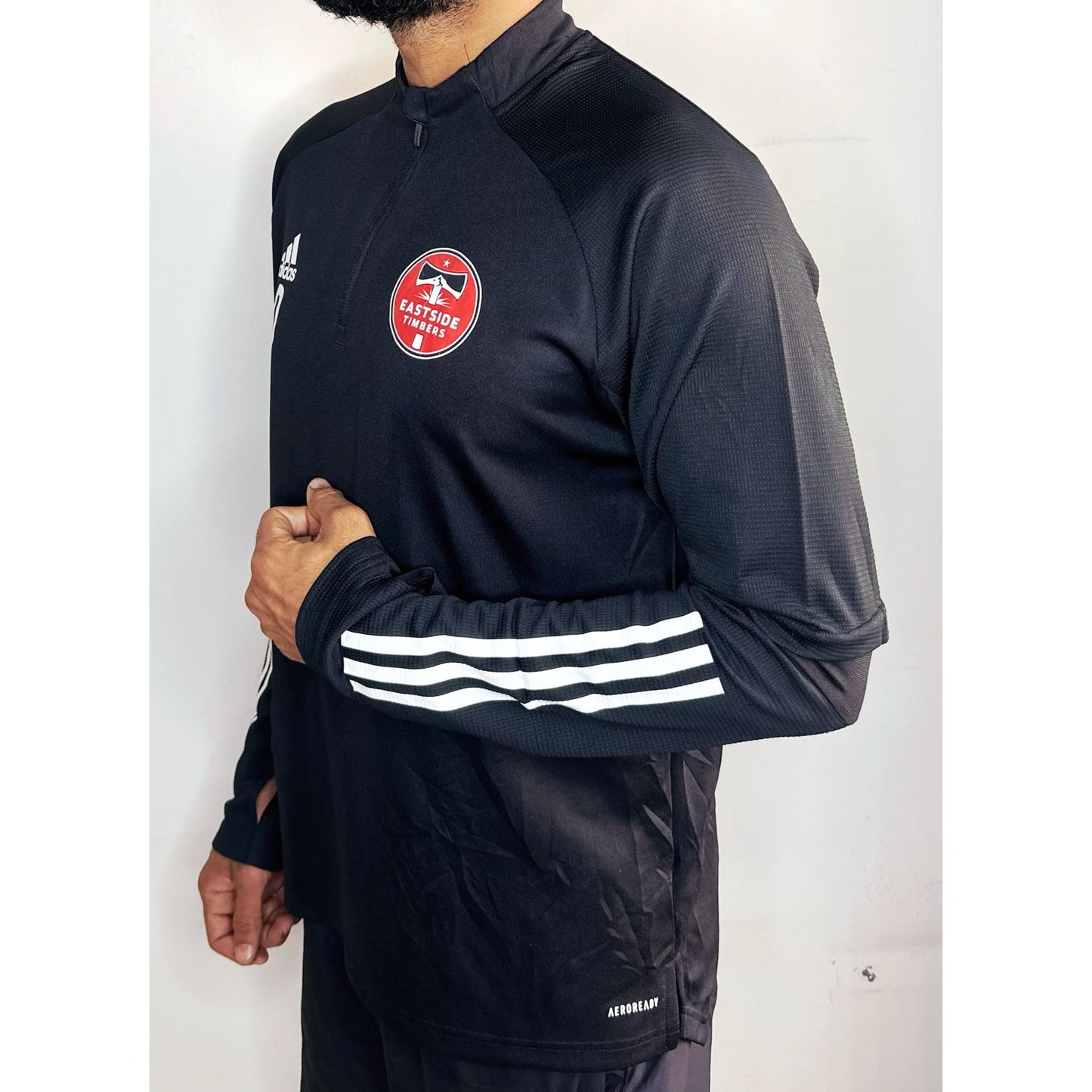 ADIDAS AEROREADY PREMIUM DRIFIT SIZE L HALF ZIPPER