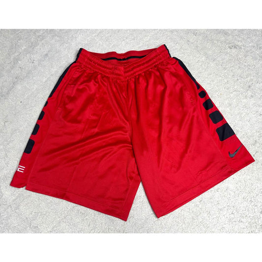 NIKE RED PREMIUM DRI-FIR SHORT SIZE L