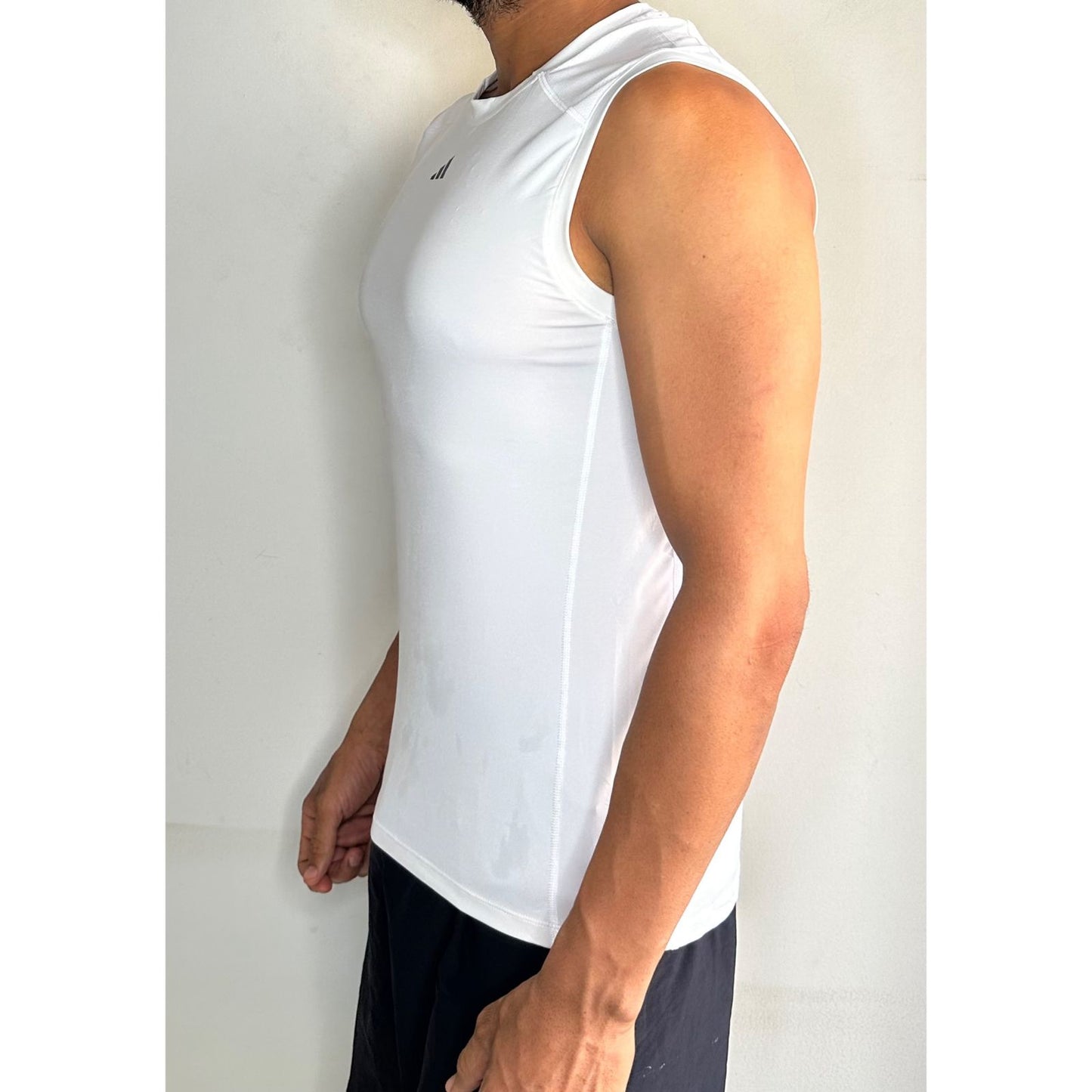ADIDAS WHITE SIZE-L ( COMPRESSION)