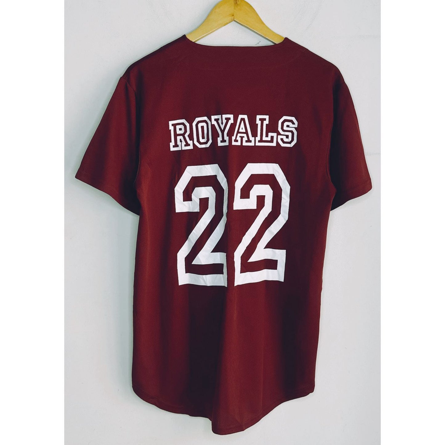 SPORT-TEK ROYALS NO 22 SIZE-M BASEBALL JERSEYS ,