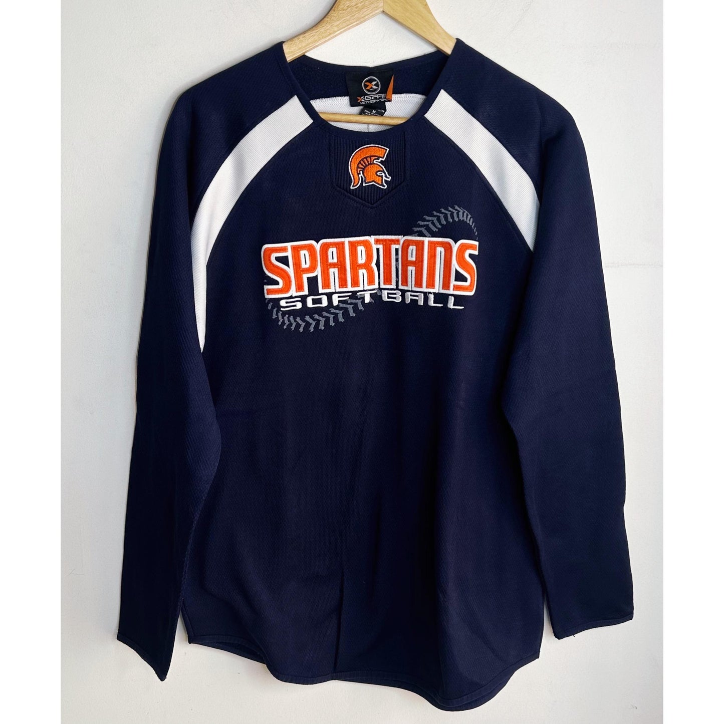 X-GRAIN SPARTANS SOFTBALL SIZE- M-ICE HOCKEY JERSEYS