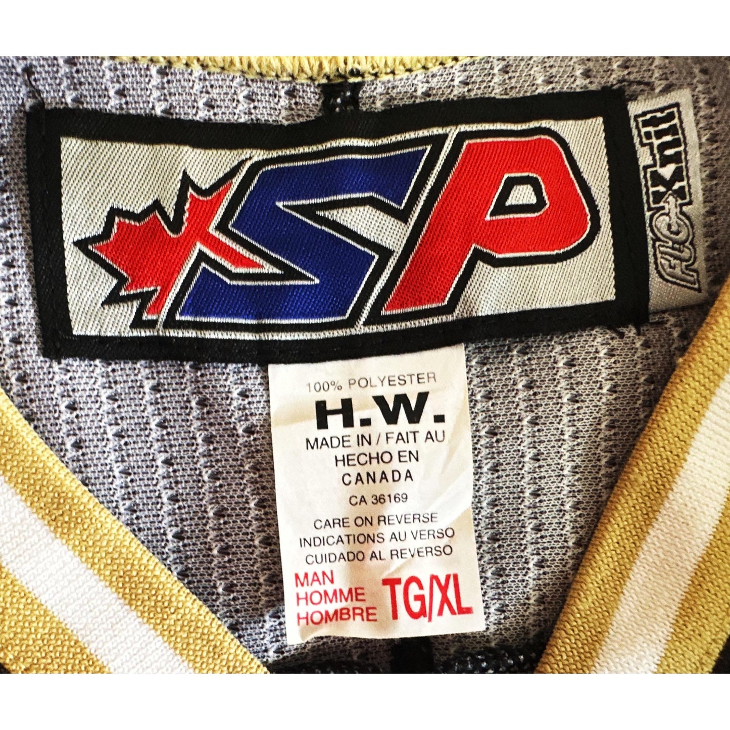 SP OKC BLACK GOLDEN SIZE- 2XL-ICE HOCKEY JERSEYS.